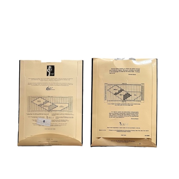 9 Pairs Donna Karen Control Top Hosiery Size Medium - Picture 3 of 10